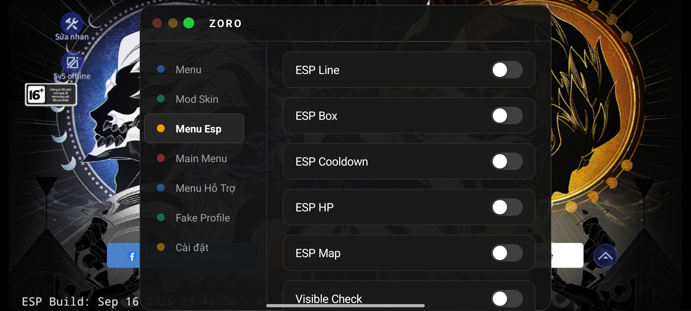 ADR ESP CHỐNG TỐ